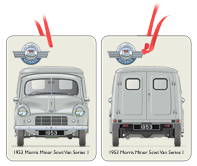 Morris Minor 5cwt Van Series II 1953 Air Freshener